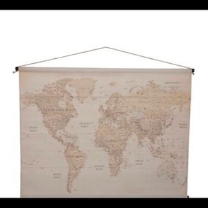 Vintage Map Tapestry Wall Decor